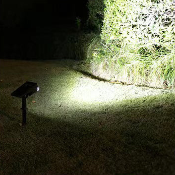 Modern Minimalist Solar Waterproof Rectangle Oval PE LED Ground Plug Landscape Light For Garden