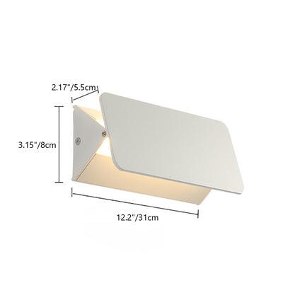 Modern Minimalist Rectangle Triangle Aluminum LED Wall Sconce Lamp For Bedroom