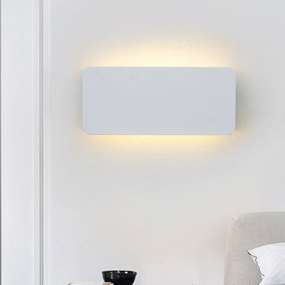 Modern Minimalist Rectangle Triangle Aluminum LED Wall Sconce Lamp For Bedroom