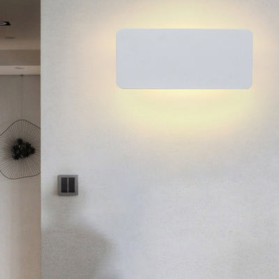 Modern Minimalist Rectangle Triangle Aluminum LED Wall Sconce Lamp For Bedroom