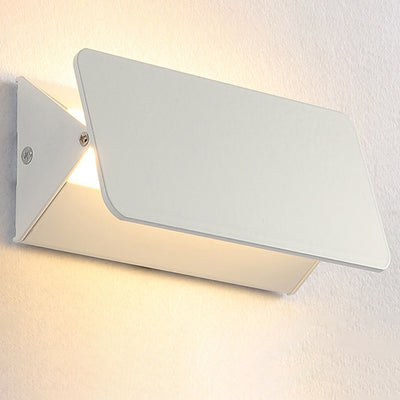 Modern Minimalist Rectangle Triangle Aluminum LED Wall Sconce Lamp For Bedroom