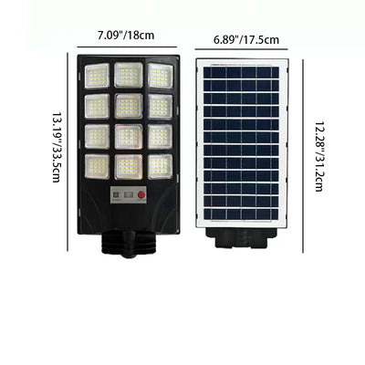 Modern Minimalist Solar Waterproof Rectangle ABS PC LED Outdoor Light For Outdoor Patio