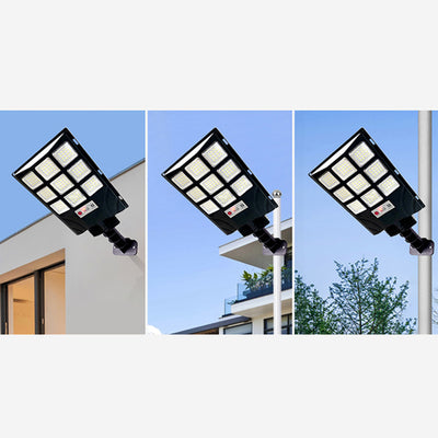 Modern Minimalist Solar Waterproof Rectangle ABS PC LED Outdoor Light For Outdoor Patio