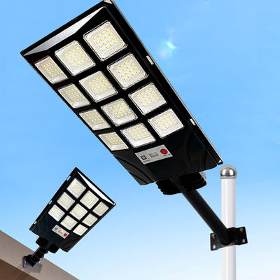 Modern Minimalist Solar Waterproof Rectangle ABS PC LED Outdoor Light For Outdoor Patio