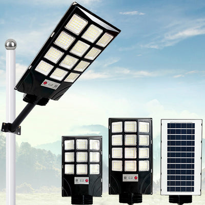 Modern Minimalist Solar Waterproof Rectangle ABS PC LED Outdoor Light For Outdoor Patio