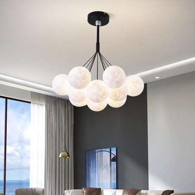 Contemporary Creative Branch Bubbles Iron Resin 7/13 Light Chandelier For Living Room