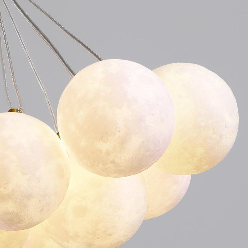 Contemporary Creative Branch Bubbles Iron Resin 7/13 Light Chandelier For Living Room