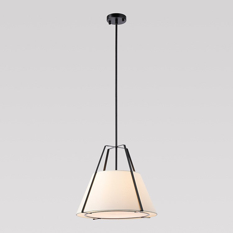 Moderne Luxus Zylinder Bogen Eisen Glas 1-Licht Pendelleuchte für Wohnzimmer 