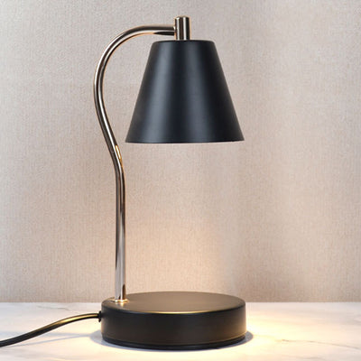 Contemporary Simplicity Iron Semi-Conical 1-Light Melting Wax Table Lamp For Bedroom