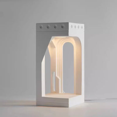 Contemporary Creative Plaster Palace Church LED Night Light Melting Wax Table Lamp For Bedroom