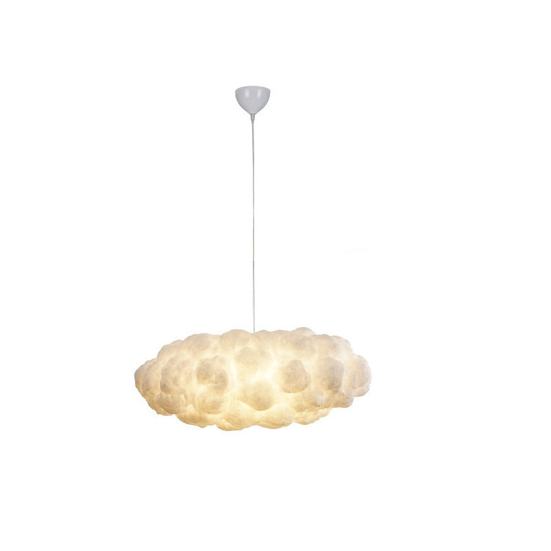 Contemporary Creative PVC Cloud Shaped 1-Light Pendant Light For Dining Room