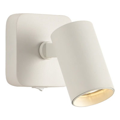 Modern Simplicity Iron Aluminum Cylinder LED Rotatable Spotlight Wall Sconce Lamp For Bedroom