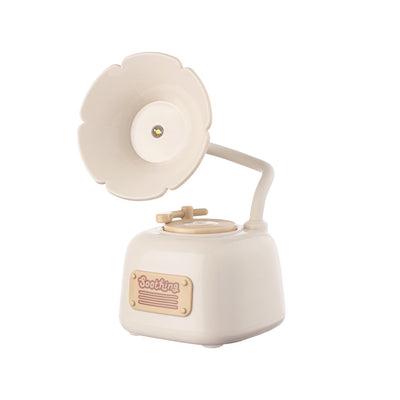 Contemporary Creative Gramophone With Music USB LED Table Lamp For Bedroom