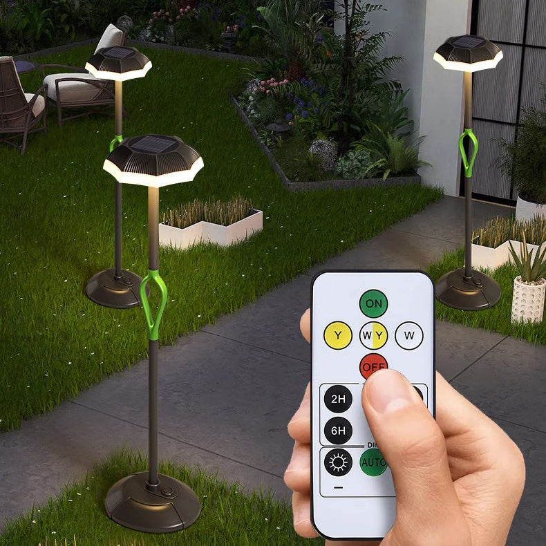 Contemporary Simplicity Solar Waterproof Hardware PE LED Outdoor Standing Floor Lamp For Garden