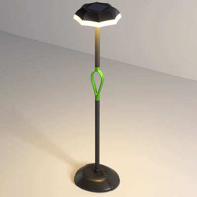 Contemporary Simplicity Solar Waterproof Hardware PE LED Outdoor Standing Floor Lamp For Garden