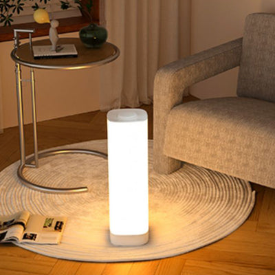 Modern Minimalist Acrylic Column Shade USB LED Table Lamp For Bedroom