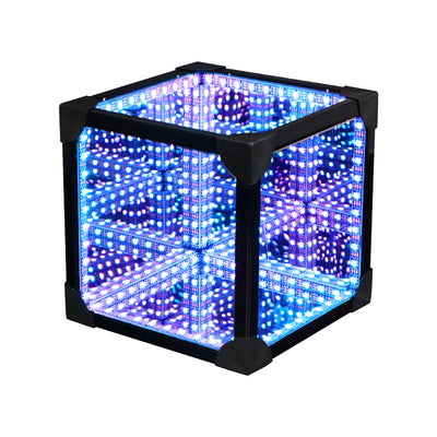 Contemporary Creative Cyberpunk 3D Rubik's Cube Acrylic USB LED Table Lamp For Bedroom