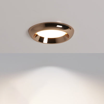 Modern Minimalist Round Aluminum Acrylic LED Spotlight Flush Mount Ceiling Light For Living Room