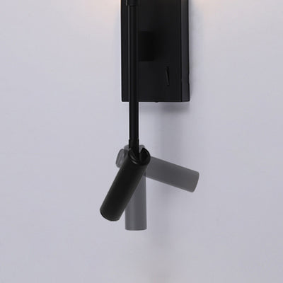 Modern Minimalist Hardware Acrylic Long Strip LED Spotlight Wall Sconce Lamp For Living Room