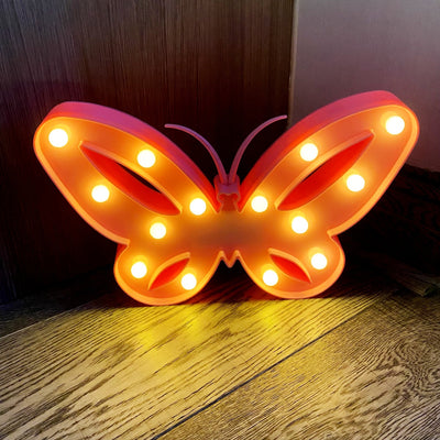 Moderne Art Deco Schmetterling Form LED Nachtlicht Tisch Lampe Für Schlafzimmer 