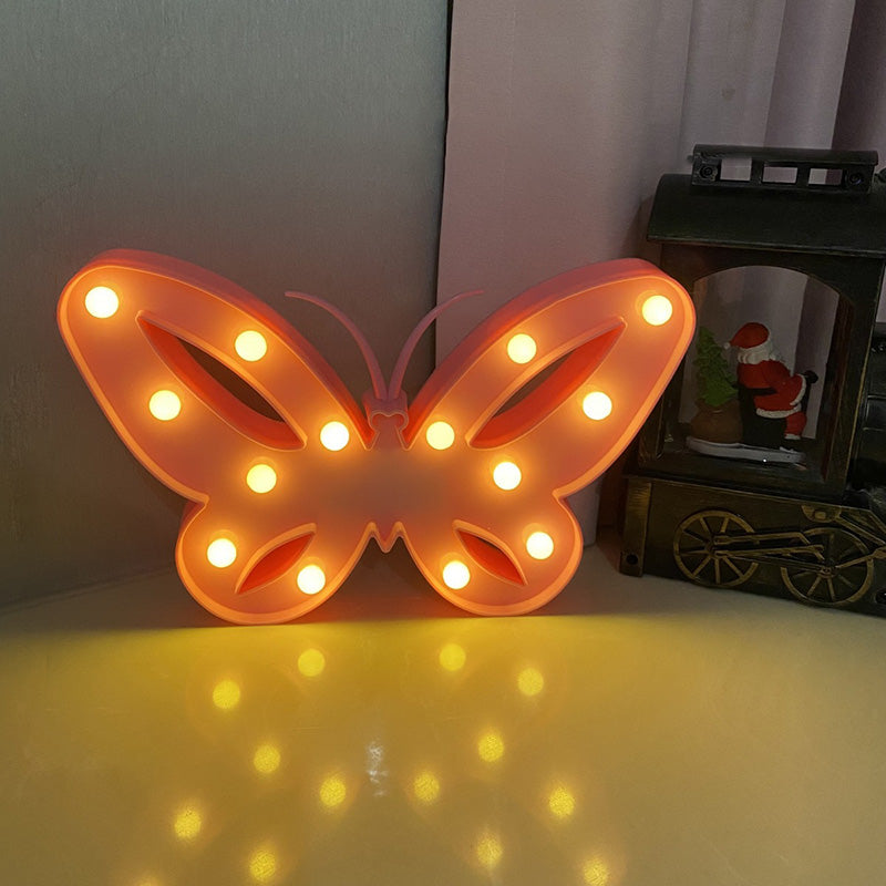 Moderne Art Deco Schmetterling Form LED Nachtlicht Tisch Lampe Für Schlafzimmer 