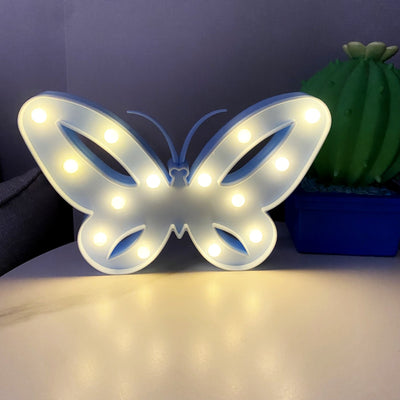 Moderne Art Deco Schmetterling Form LED Nachtlicht Tisch Lampe Für Schlafzimmer 