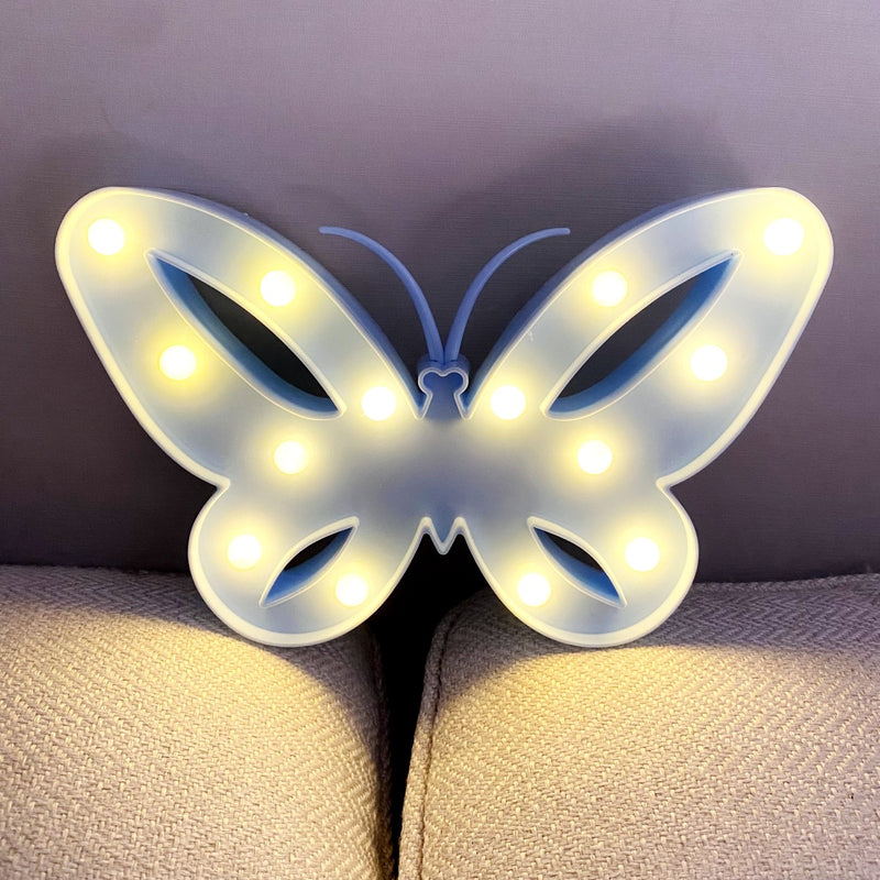 Moderne Art Deco Schmetterling Form LED Nachtlicht Tisch Lampe Für Schlafzimmer 