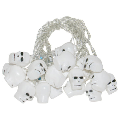 Contemporary Creative Halloween Skull Decoration LED String Lights For Entertainment Rooms