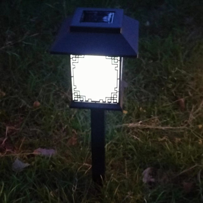 Contemporary Industrial Plastic Square Waterproof LED Solar Lawn Insert Light For Outdoor Patio