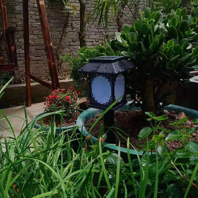 Contemporary Industrial Plastic Square Waterproof LED Solar Lawn Insert Light For Outdoor Patio