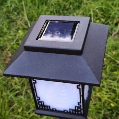 Contemporary Industrial Plastic Square Waterproof LED Solar Lawn Insert Light For Outdoor Patio