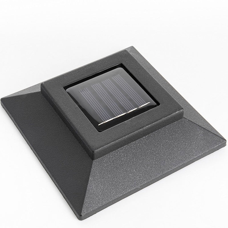 Contemporary Industrial Plastic Square Waterproof LED Solar Lawn Insert Light For Outdoor Patio