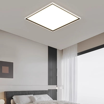 Moderne minimalistische geometrische Kreis Aluminium LED Unterputz Deckenleuchte für Wohnzimmer 