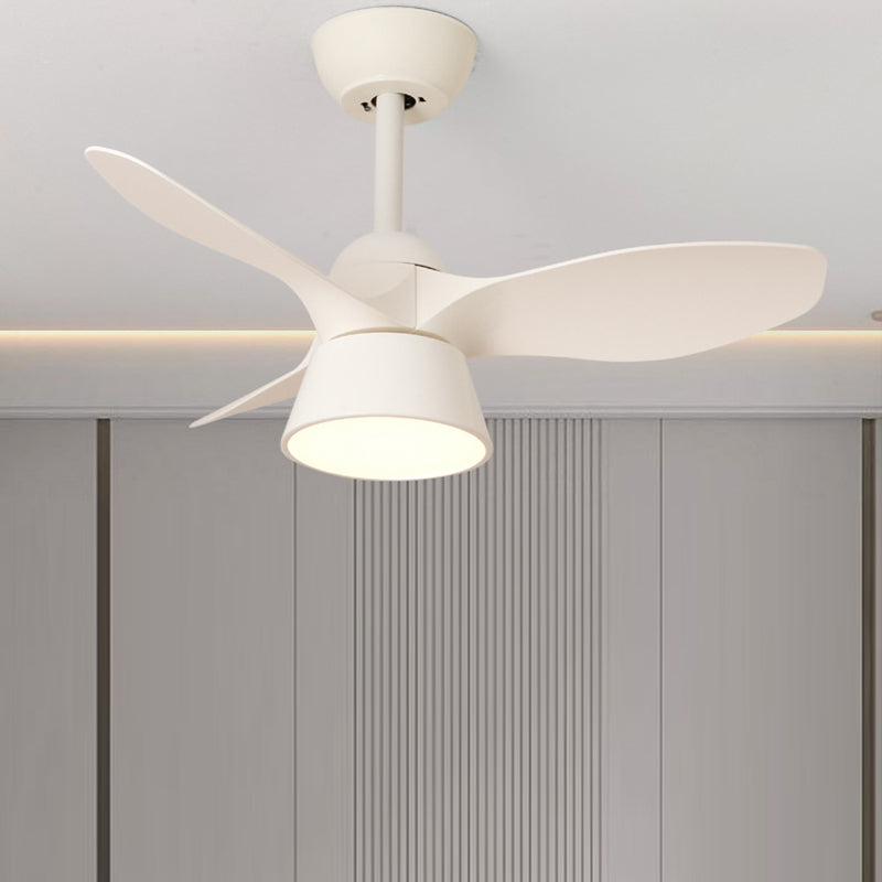 Nordic Invisible Fan Round Design LED Downrods Deckenventilator Licht