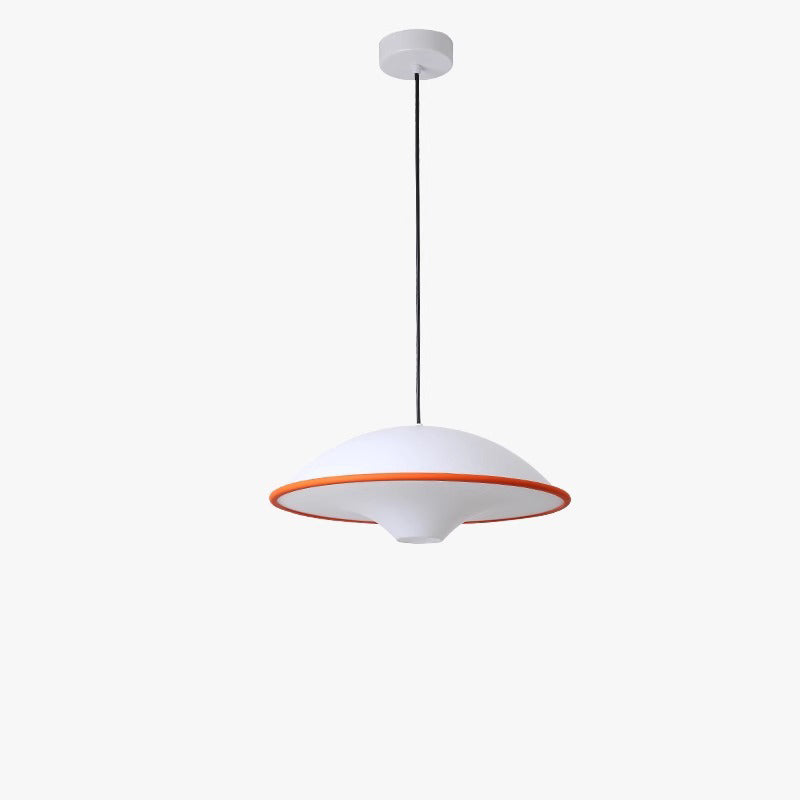 Contemporary Nordic Acrylic Flying Saucer 1-Light Pendant Light For Living Room