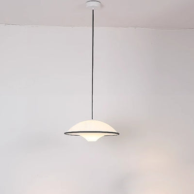 Contemporary Nordic Acrylic Flying Saucer 1-Light Pendant Light For Living Room