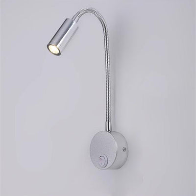 Modern Minimalist 360° Rotation Iron Aluminum Twisted Light Arm LED Wall Sconce Lamp For Bedroom