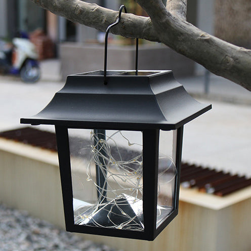 Contemporary Industrial Plastic Square Star Decorative LED Solar Landscape Light For Garden