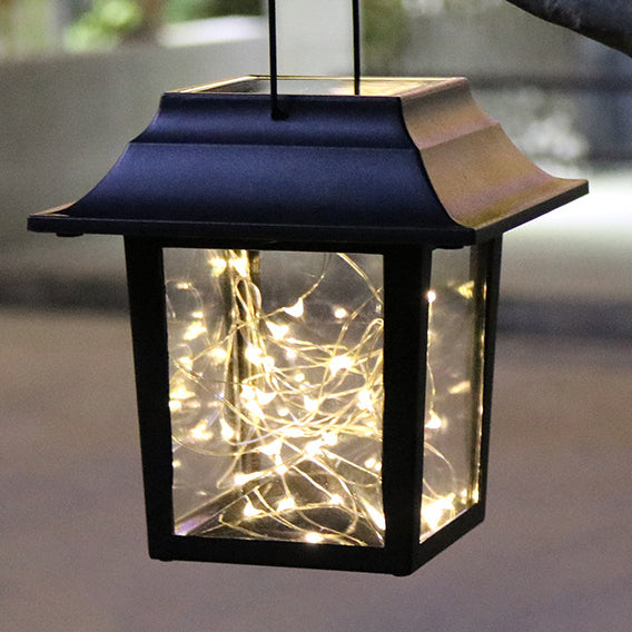 Contemporary Industrial Plastic Square Star Decorative LED Solar Landscape Light For Garden