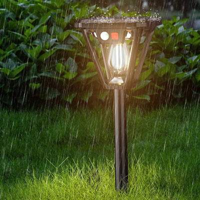 Contemporary Industrial Human Body Sensing LED Solar Waterproof Lawn Insert Light For Outdoor Patio