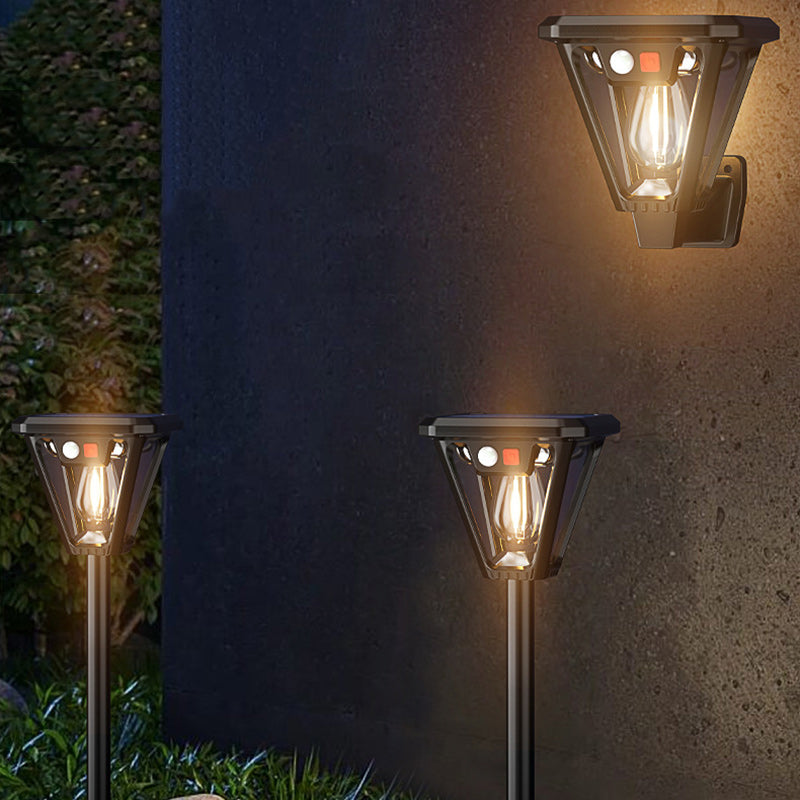 Contemporary Industrial Human Body Sensing LED Solar Waterproof Lawn Insert Light For Outdoor Patio