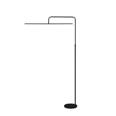 Moderne minimalistische lineare Eisen LED Leselicht Stehlampe für Wohnzimmer 