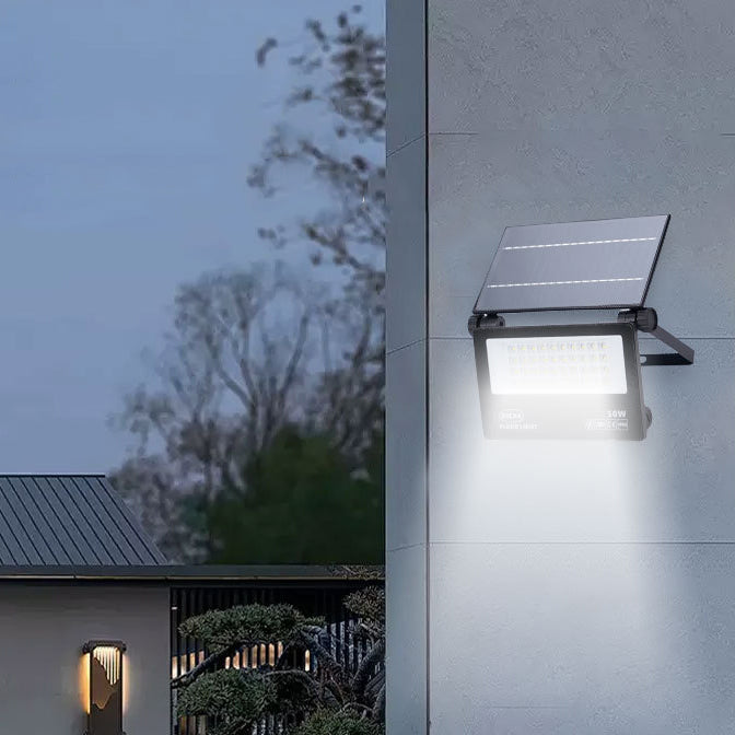 Zeitgenössische industrielle Aluminiumglas-Radar-menschliche Körper-Erkennungs-LED-Solar-Außenwand-Leuchter-Lampe für Garten 