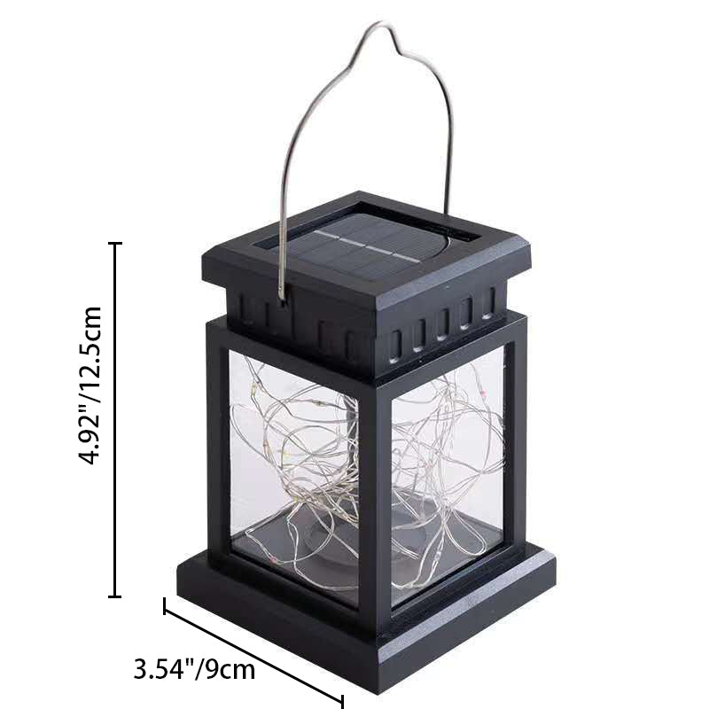 Zeitgenössisches industrielles quadratisches Stern-LED-Solarwasserdichtes Landschaftsrasenlicht für Garten 