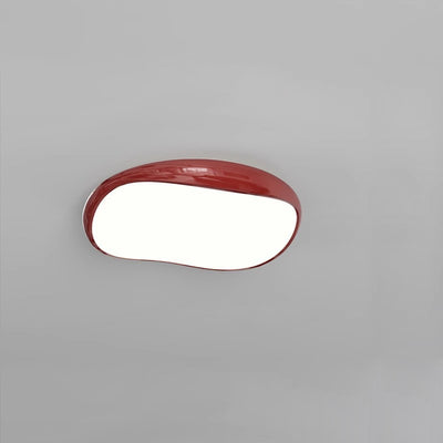 Contemporary Scandinavian Iron Acrylic Round LED Flush Mount Ceiling Light For Living Room