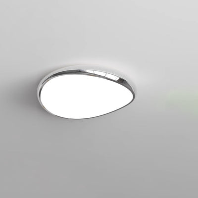 Contemporary Scandinavian Iron Acrylic Round LED Flush Mount Ceiling Light For Living Room