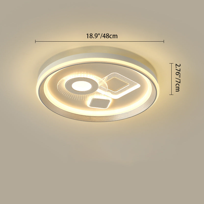 Traditionelle französische Kieselstein-Oval-Massivholz-Acryl-LED-Deckenleuchte für Wohnzimmer 