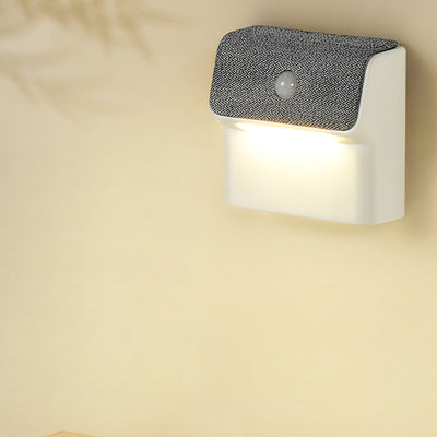 Modern Minimalist ABS Square Magnetic LED Human Sensor Night Light Wall Sconce Lamp For Bedroom