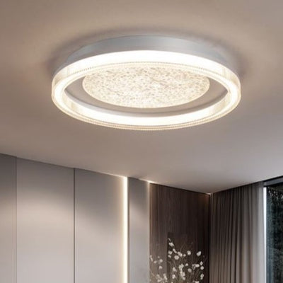 Traditionelle französische Kieselstein-Oval-Massivholz-Acryl-LED-Deckenleuchte für Wohnzimmer 