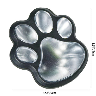 Contemporary Creative Animal Dog Paw Print LED Solar Outdoor Lawn Landscape Light For Garden